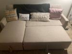 Areebe 85” Wide reversible sleeper sofa