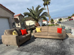 Sofa and loveseat