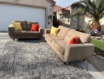 Sofa and loveseat