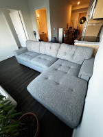 Grey Sofa Chaise