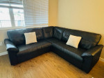 L shaped sofa- like new- 8’x8’
