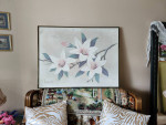CHAIRS, STOOLS, SOFA, PAINTING