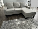 Sofa Couch w/Chaise - Like New OBO