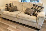 Cream Off-White Couch Sofa