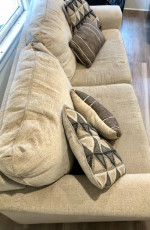 Cream Off-White Couch Sofa
