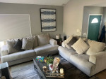 Sofa and loveseat