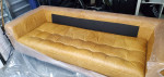 Poly & Bark Calle Sofa, 90" long, Cognac Tan Aniline Leather