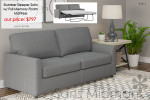 NEW IN BOX! Convertible Studio Sleeper Sofa