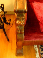 Antique Lion Sofa Couch