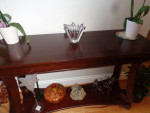 Cherry Wood Console Table or Sofa Back Table