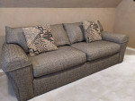 Sofa with bed and matching chair