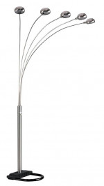 Spider shaped midccntury style overhead floor sofa lamp -