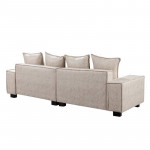 86'' Square Arm Loveseat Sofa
