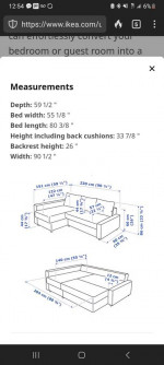 Ikea friheten sofa bed