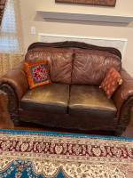 Leather Sofa and love seat