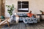 Albany Park Blue Ekaabo Soho Sofa—They don’t make these anymore!