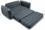 Pull-Out Inflatable Sofa, Charcoal Gray, box never opened