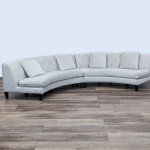 Jonathan Louis Curved Tufted Sectional Sofa