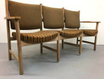 Danish Modern Sofa Wood Frame Couch by Kurt Osetervig