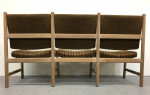 Danish Modern Sofa Wood Frame Couch by Kurt Osetervig