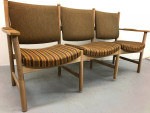 Danish Modern Sofa Wood Frame Couch by Kurt Osetervig