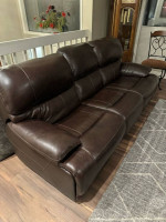Ridgewin Leather Reclining Sofa