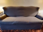 Sleeper sofa, queen size mattress