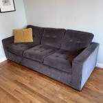 SOFA Made in Portland Couch Charcoal Grey Biltwell Great Conditon