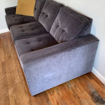 SOFA Made in Portland Couch Charcoal Grey Biltwell Great Conditon