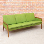 Danish Mid Century Hans Olsen Modern Brazilian Rosewood Sofa