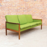 Danish Mid Century Hans Olsen Modern Brazilian Rosewood Sofa