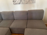 Couch Sectional Sofa Grey Full Size