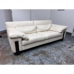 Roche Bobois Cierre Imbottiti Leather Sofa