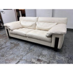 Roche Bobois Cierre Imbottiti Leather Sofa
