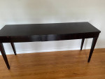 Sofa Table Console Brownstone