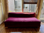 CB2 Piazza 82" Sofa with White Oak Legs