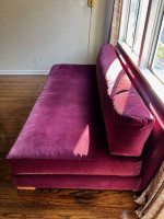 CB2 Piazza 82" Sofa with White Oak Legs