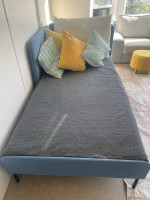 IKEA day bed and sofa - twin xl frame with spring mattress