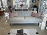 Beige Living Social Sofa
