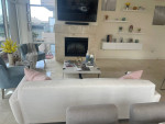 Beige Living Social Sofa