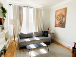 CB2 Tandom Microgrid Grey Sleeper Sofa