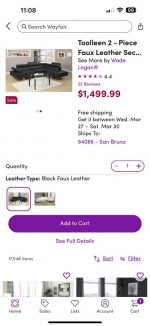 $300 everything furniture, sofa, tv stand, coffee table etc.