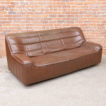 Swedish De Sede DS 84 Sofa Leather Mid Century Modern