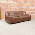 Swedish De Sede DS 84 Sofa Leather Mid Century Modern
