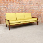 Danish Mid Century Modern Brazilian Rosewood Sofa Couch