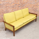 Danish Mid Century Modern Brazilian Rosewood Sofa Couch