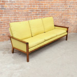 Danish Mid Century Modern Brazilian Rosewood Sofa Couch