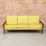 Danish Mid Century Modern Brazilian Rosewood Sofa Couch