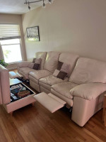 $3k for less. Huge Leather Sofa for 4 with 2 recliners and Ottoman
