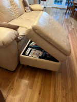 $3k for less. Huge Leather Sofa for 4 with 2 recliners and Ottoman